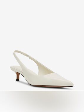 Steve Madden Kittie Pump in Bone Patent Size 9.5